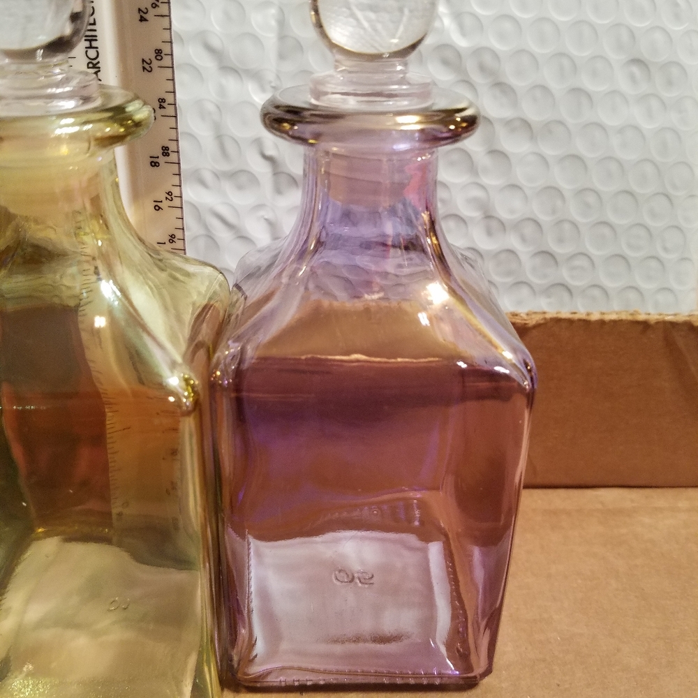 Beautiful colorful glass bottles with lids
3 bott - Picture 8 of 11